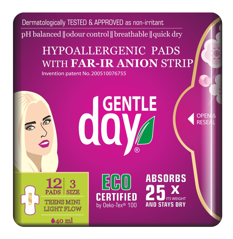 PODPASKI-HIGIENICZNE-MINI-Z-PASKIEM-ANIONOWYM-(TEENS)-12-szt.---GENTLE-DAY