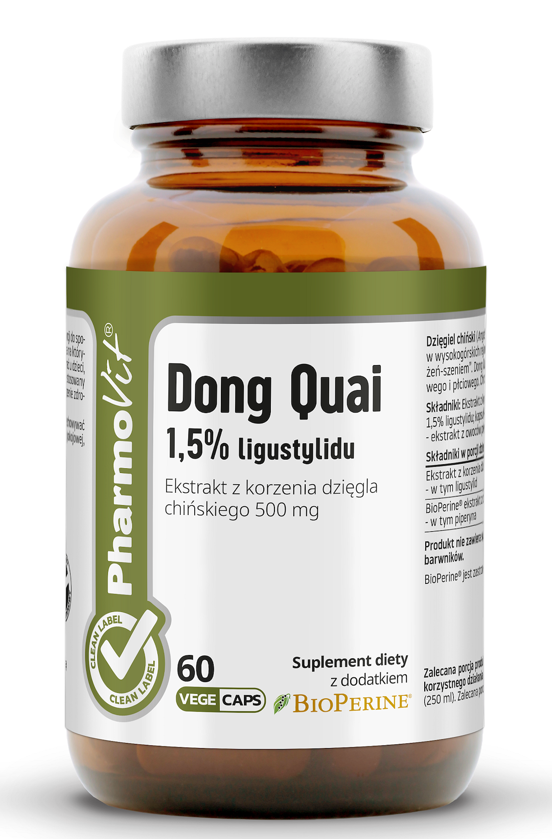 DZIĘGIEL-CHIŃSKI-(DONG-QUAI)-EKSTRAKT-(500-mg)-BEZGLUTENOWY-60-KAPSUŁEK---PHARMOVIT-(CLEAN-LABEL)