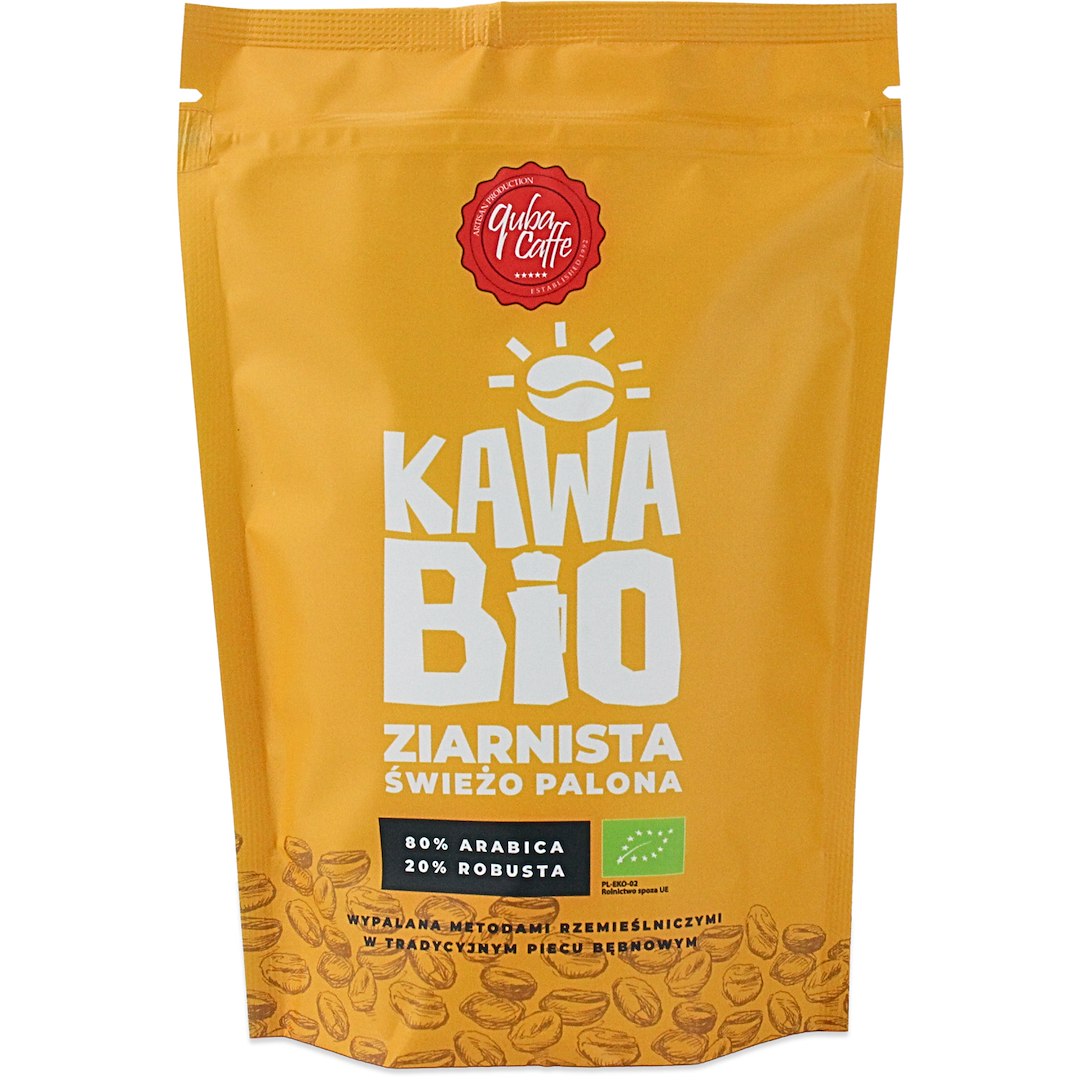KAWA-ZIARNISTA-ARABICA/ROBUSTA-BIO-250-g---QUBA-CAFFE