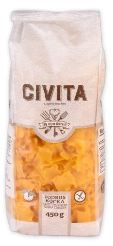 MAKARON-(KUKURYDZIANY)-ŁAZANKI-BEZGLUTENOWY-450-g----CIVITA