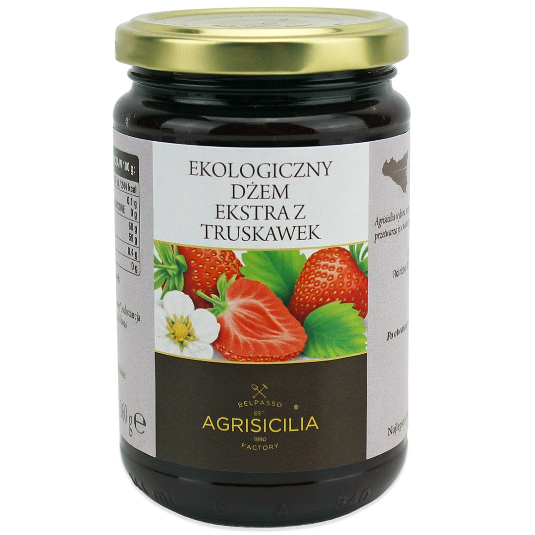 DŻEM-EKSTRA-Z-TRUSKAWEK-BIO-360-g---AGRISICILIA