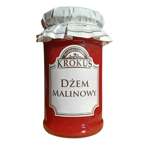 DŻEM-MALINOWY-O-OBNIŻONEJ-ZAWARTOŚCI-CUKRU-235-g---KROKUS