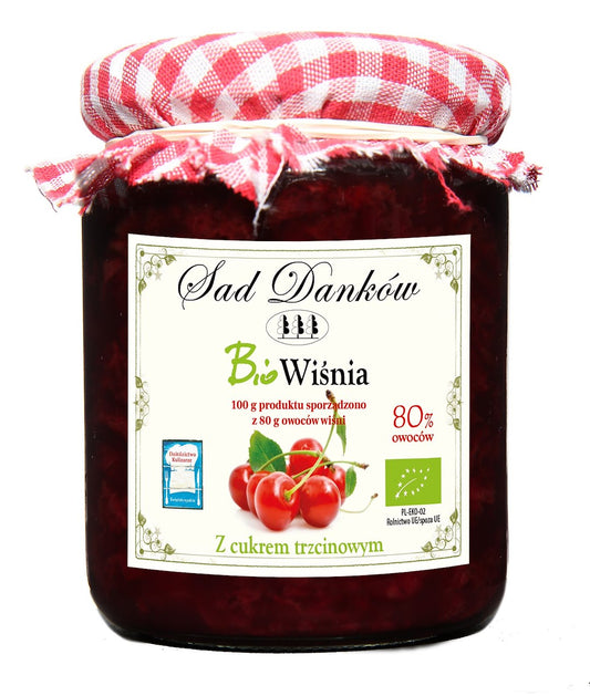WIŚNIA-80-%-Z-CUKREM-TRZCINOWYM-BIO-270-g---SAD-DANKÓW