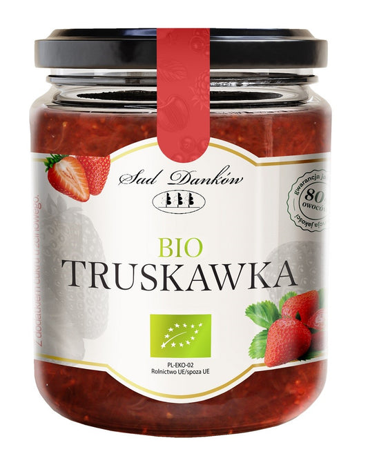 TRUSKAWKA-80-%-Z-CUKREM-TRZCINOWYM-BIO-270-g---SAD-DANKÓW