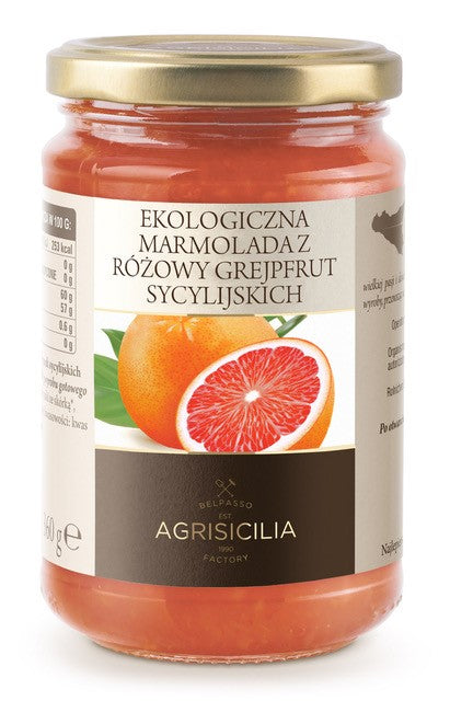 MARMOLADA-Z-RÓŻOWYCH-GREJPFRUTÓW-SYCYLIJSKICH-BIO-360-g---AGRISICILIA